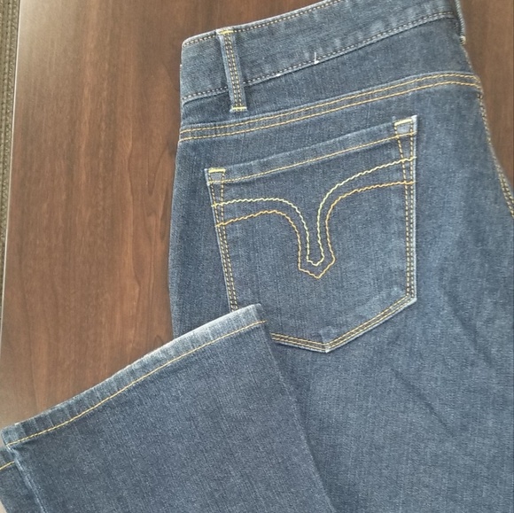 LOFT Curvy Boot Cut Jeans, Size 12 - Picture 2 of 3